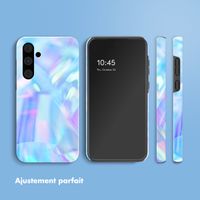 Selencia Coque arrière Vivid Samsung Galaxy A55 - Holographic Blue Dream