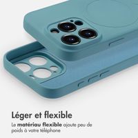 imoshion Coque Couleur avec MagSafe Apple iPhone 16 Pro - Smoke Green