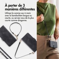 imoshion Etui de télephone portefeuille avec cordon OnePlus 15 - Noir