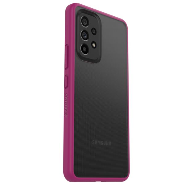 OtterBox Coque arrière React Samsung Galaxy A53 - Transparent / Rose