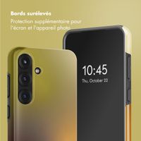 Selencia Coque arrière Vivid Samsung Galaxy S25 - Gradient Olive Dust