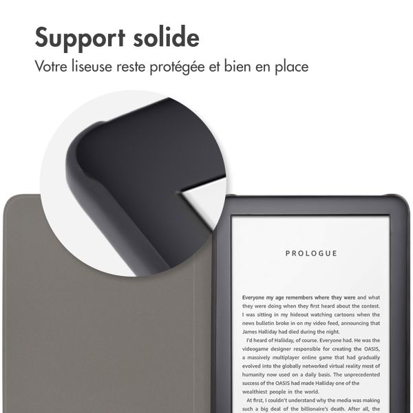 imoshion Design Slim Hard Sleepcover Amazon Kindle (2024) / Amazon Kindle (2022) 11th gen - Bordeaux Graphic