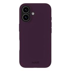 Holdit Coque Silicone Apple iPhone 16 - Deep Plum