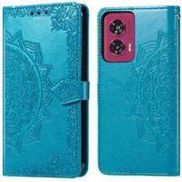 imoshion Etui de télephone Mandala Motorola Edge 50 Fusion - Turquoise