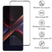 Accezz Protection d'écran en verre trempé Full Cover Xiaomi Poco X7