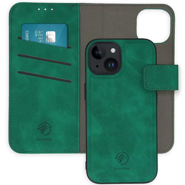 imoshion Etui de téléphone de luxe 2-en-1 amovible iPhone 15 - Vert foncé