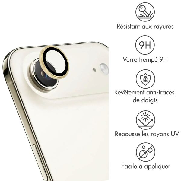 imoshion Protection d'objectif d'appareil photo (pack de 2) Apple iPhone Air - Or Clair