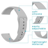 imoshion Bracelet sport en silicone Fitbit Versa / Versa 2 / Versa Lite - Gris clair