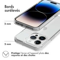 Accezz Coque Xtreme Impact Apple iPhone 15 Pro - Transparent