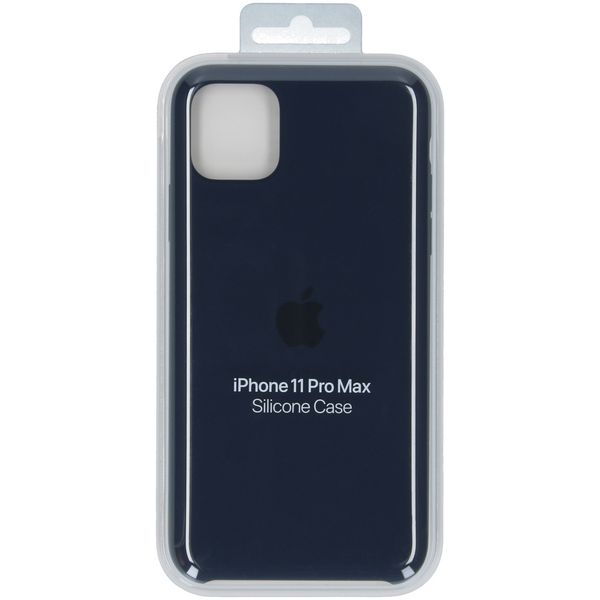 Apple Coque en silicone Apple iPhone 11 Pro Max - Midnight Blue