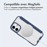imoshion Bookcase transparente avec MagSafe Apple iPhone 16 - Bleu