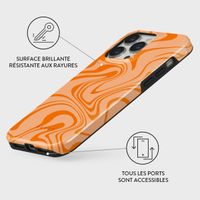 Burga Coque arrière Tough iPhone 15 Pro Max - High Vibrations