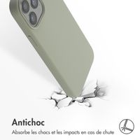 Accezz Coque Liquid Silicone avec MagSafe Apple iPhone 13 Pro Max - Cooper Green