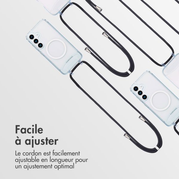 imoshion Coque MagSafe avec cordon amovible Samsung Galaxy S24 / S25 - Transparent