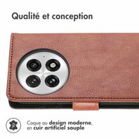 imoshion Étui de télephone portefeuille OnePlus 13 - Marron