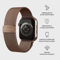 Burga Bracelet milanais Apple Watch Series 1 á 10 / SE / Ultra (2) (44/45/46/49 mm) - Rose Dorée