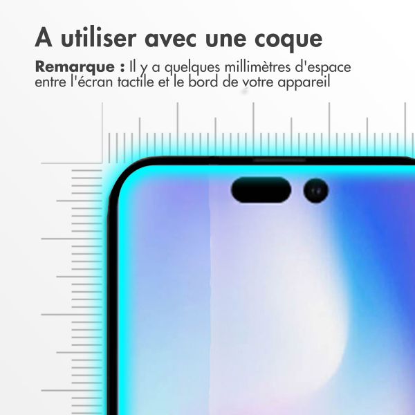 Accezz Protection d'écran en verre trempé 2-pack Apple iPhone 14 Pro