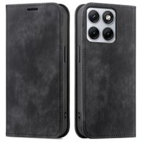 Étui de téléphone portefeuille Slim Motorola Edge 70 Fusion - Noir