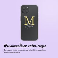 Coque avec votre propre photo et/ou texte Apple iPhone 15 - Letter