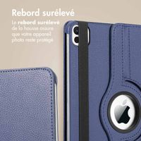 imoshion Coque tablette rotatif à 360° iPad 11 (2025) 11 pouces / iPad 10 (2022) 10.9 pouces - Bleu foncé