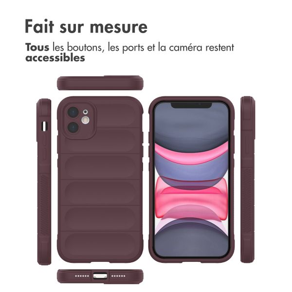 imoshion Coque arrière EasyGrip iPhone 11 - Aubergine