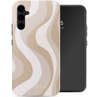 Selencia Coque arrière Vivid Tough Samsung Galaxy A34 - Desert Waves Beige