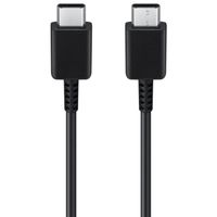 Samsung Lot de charge | USB-C vers USB-C - 1.8 meter - 25 Watt - Noir + Original l'Adapteur de charge radpide USB-C emballage d'usine - 25 Watt - Noir