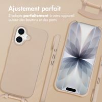 imoshion Coque arrière Color avec cordon amovible et MagSafe Apple iPhone 17 - Nude
