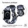 imoshion Bracelet en nylon Apple Watch Series 1-9 / SE - 38/40/41 mm / Series 10 - 42 mm - Gris Camouflage