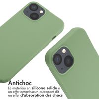 imoshion Coque en silicone avec cordon Apple iPhone 13 - Vert