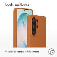 Accezz Coque Liquid Silicone avec MagSafe Samsung Galaxy S26 Ultra - Orange