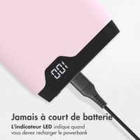 imoshion Batterie externe - 10.000 mAh - Quick Charge et Power Delivery - Rose