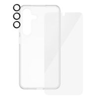 SAFE by PanzerGlass Pack 3-en-1 Safe - Coque + protection d'écran + protection de caméra Samsung Galaxy S24 - Transparent