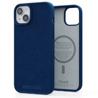 Njorð Collections Coque daim Comfort+ MagSafe Apple iPhone 15 Plus - Blue