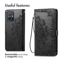 imoshion Etui de téléphone portefeuille Mandala Oppo A77 - Noir