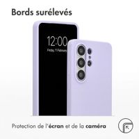 Accezz Coque Liquid Silicone avec MagSafe Samsung Galaxy S26 Ultra - Violet