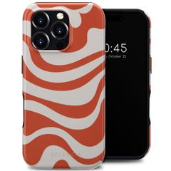 Selencia Coque arrière Vivid Tough avec MagSafe iPhone 16 Pro - Dream Swirl Orange