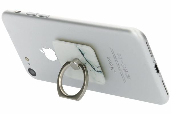 Support de sonnerie de téléphone en marbre blanc