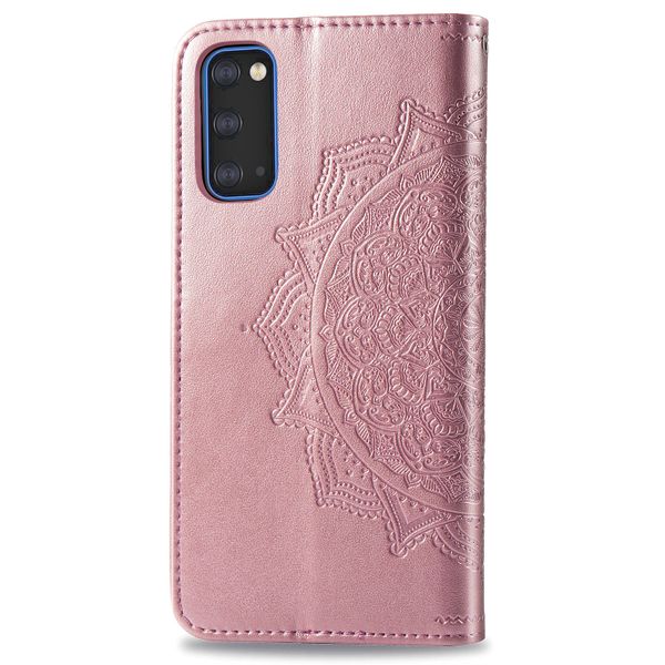 Etui de téléphone portefeuille Mandala Samsung Galaxy S20