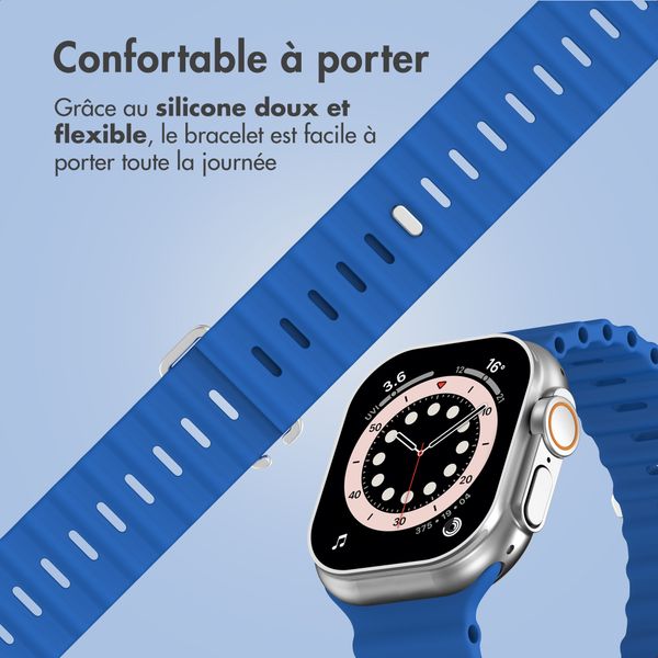 Accezz Bracelet Ocean Apple Watch Series 1 - 9 / SE (38/40/41 mm) | Series 10 / 11 (42 mm) - Royal Blue