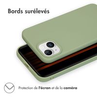 imoshion Coque Couleur Apple iPhone 15 Plus - Olive Green