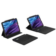 ZAGG Coque AZERTY clavier tablette Pro Keys 2 iPad Air 11 pouces (2024) M2 - Noir