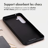 imoshion Étui de télephone portefeuille Design Samsung Galaxy A55 - Beige Graphic