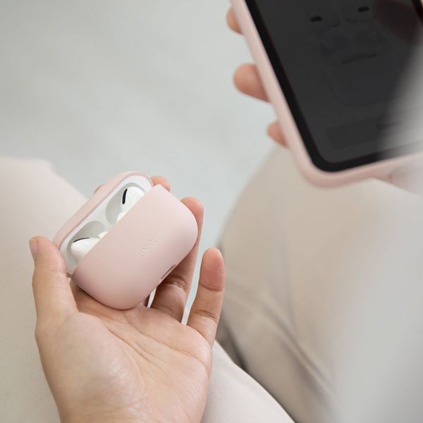 Uniq Coque silicone Lino Hybrid Apple AirPods 3 (2021) - Blush Pink