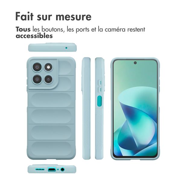 imoshion EasyGrip Backcover Motorola Moto G57 Power - Bleu clair