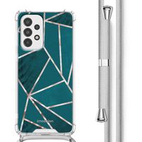 imoshion Coque Design avec cordon Samsung Galaxy A33 - Petrol Green Graphic