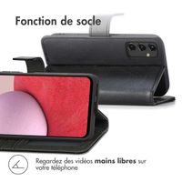 imoshion Etui de téléphone portefeuille Luxe Samsung Galaxy A14 (5G/4G) - Noir