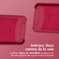 imoshion Coque arrière Color avec cordon amovible et MagSafe Samsung Galaxy S24 / S25 - Red Raspberry