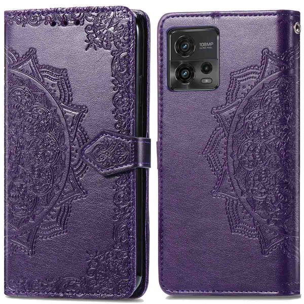 imoshion Etui de téléphone portefeuille Mandala Motorola Moto G72 - Violet