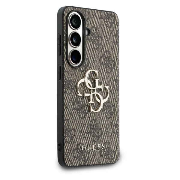Guess Coque 4G Metal Logo Backcover Samsung Galaxy S26 - Marron